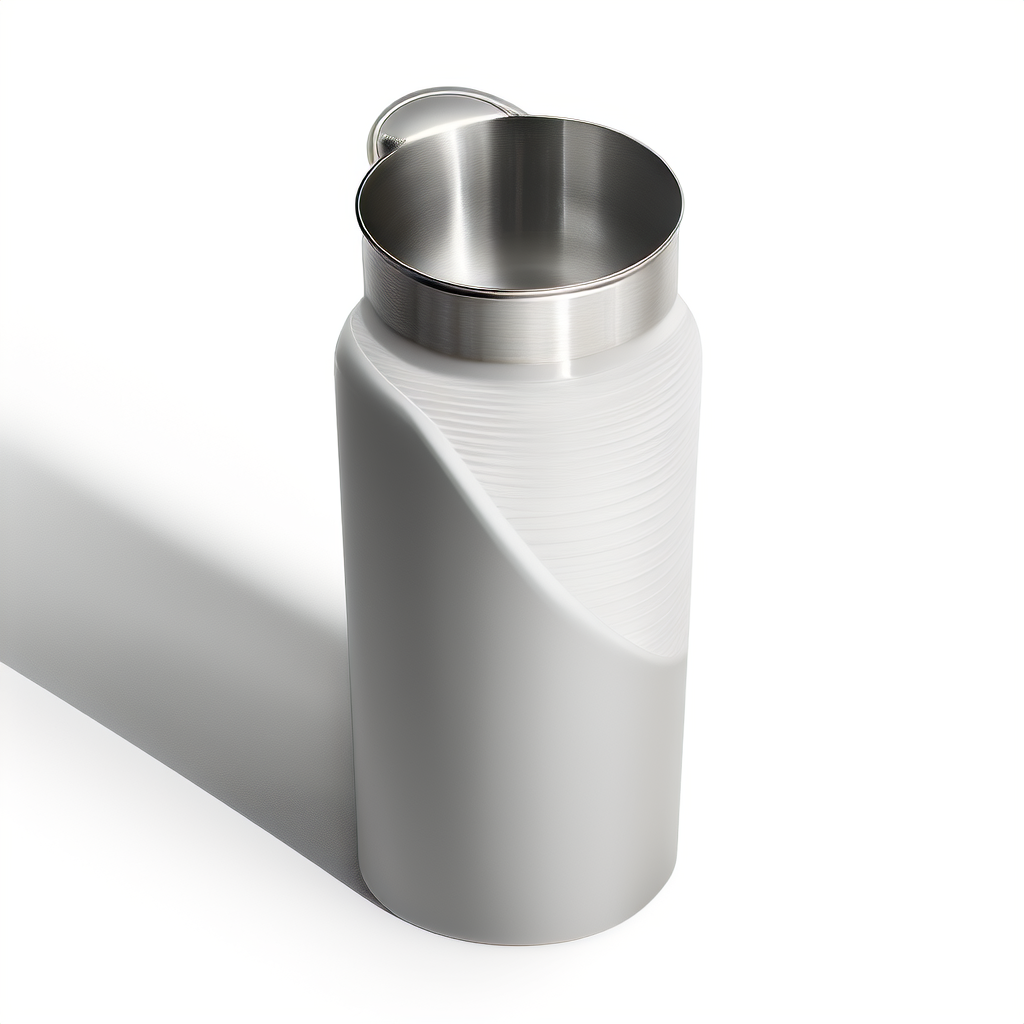 White Thermos Cup