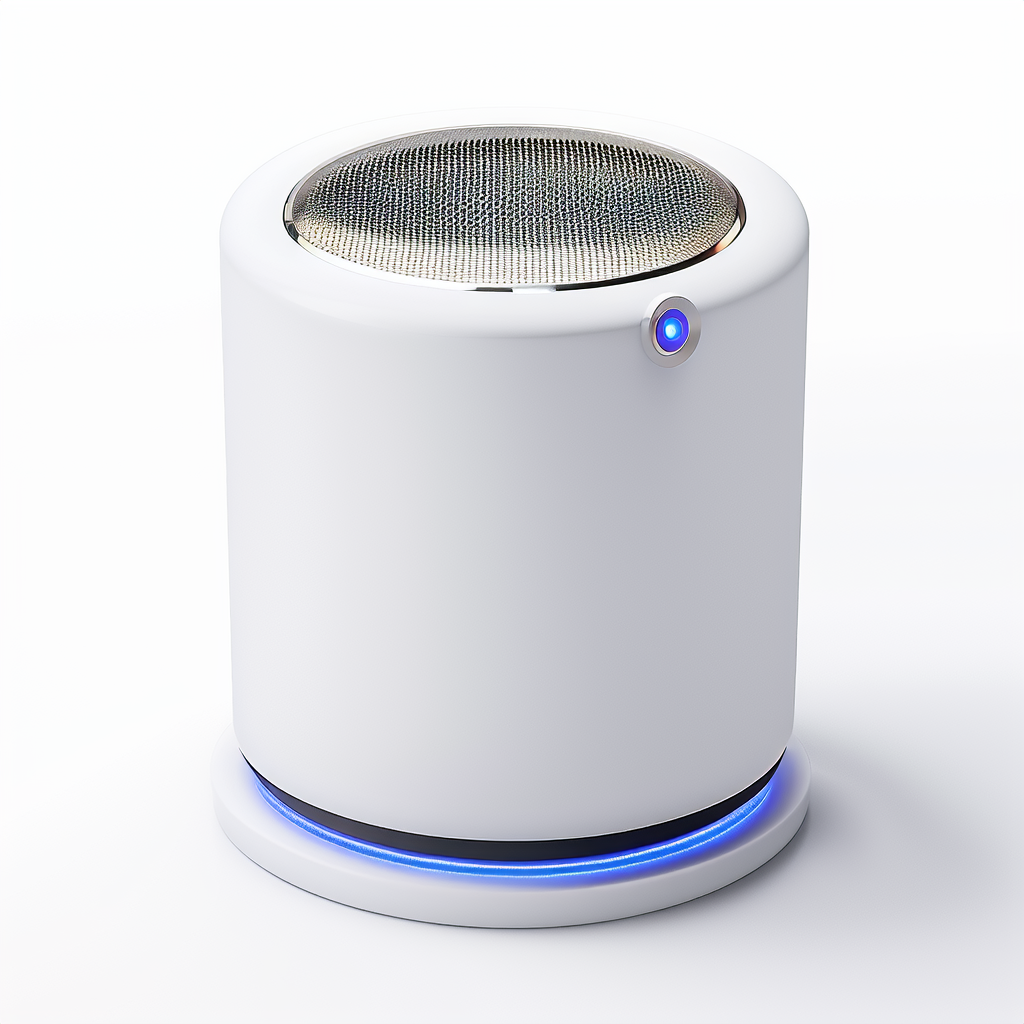 White Bluetooth Speaker (Cylindrical)